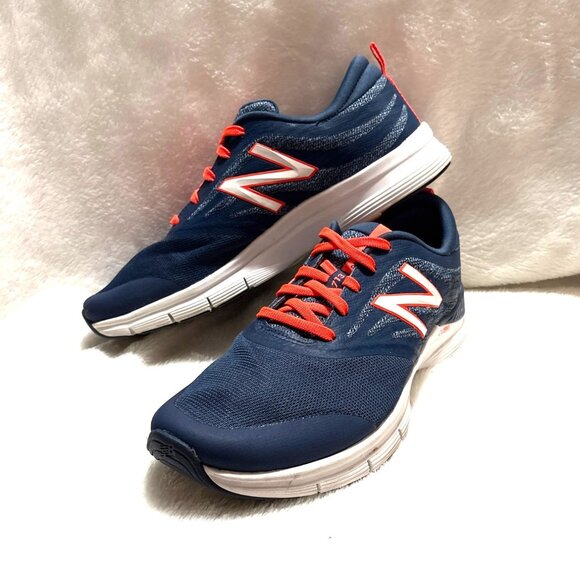 New Balance 713 womens Blue & White Athletic Running Shoes Size 10.5 - Picture 2 of 7